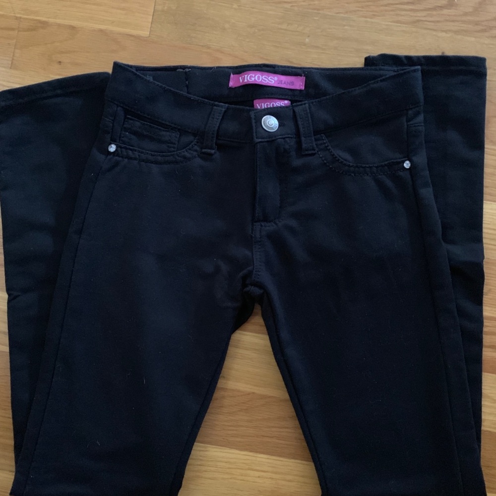 vigoss kids black jeggings